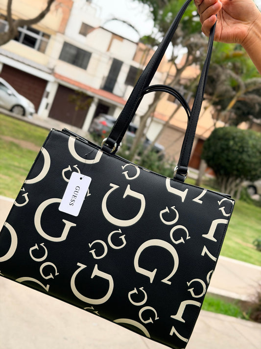 TOTE BAG GUESS BLACK G