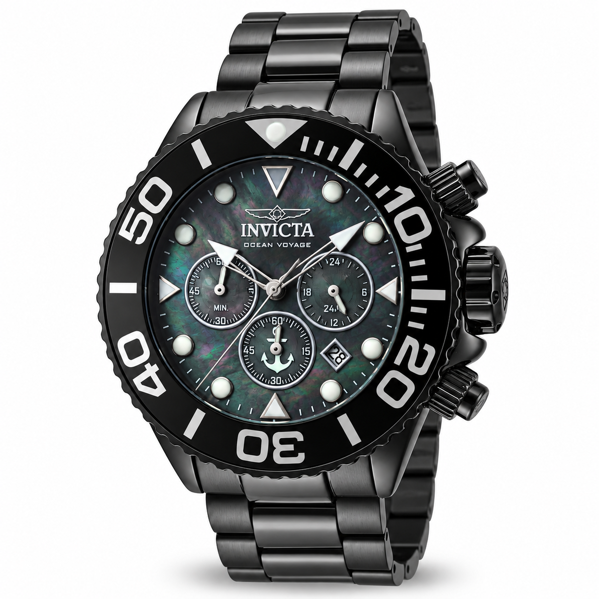 INVICTA OCEAN VOYAGE NEGRO TORNASOL