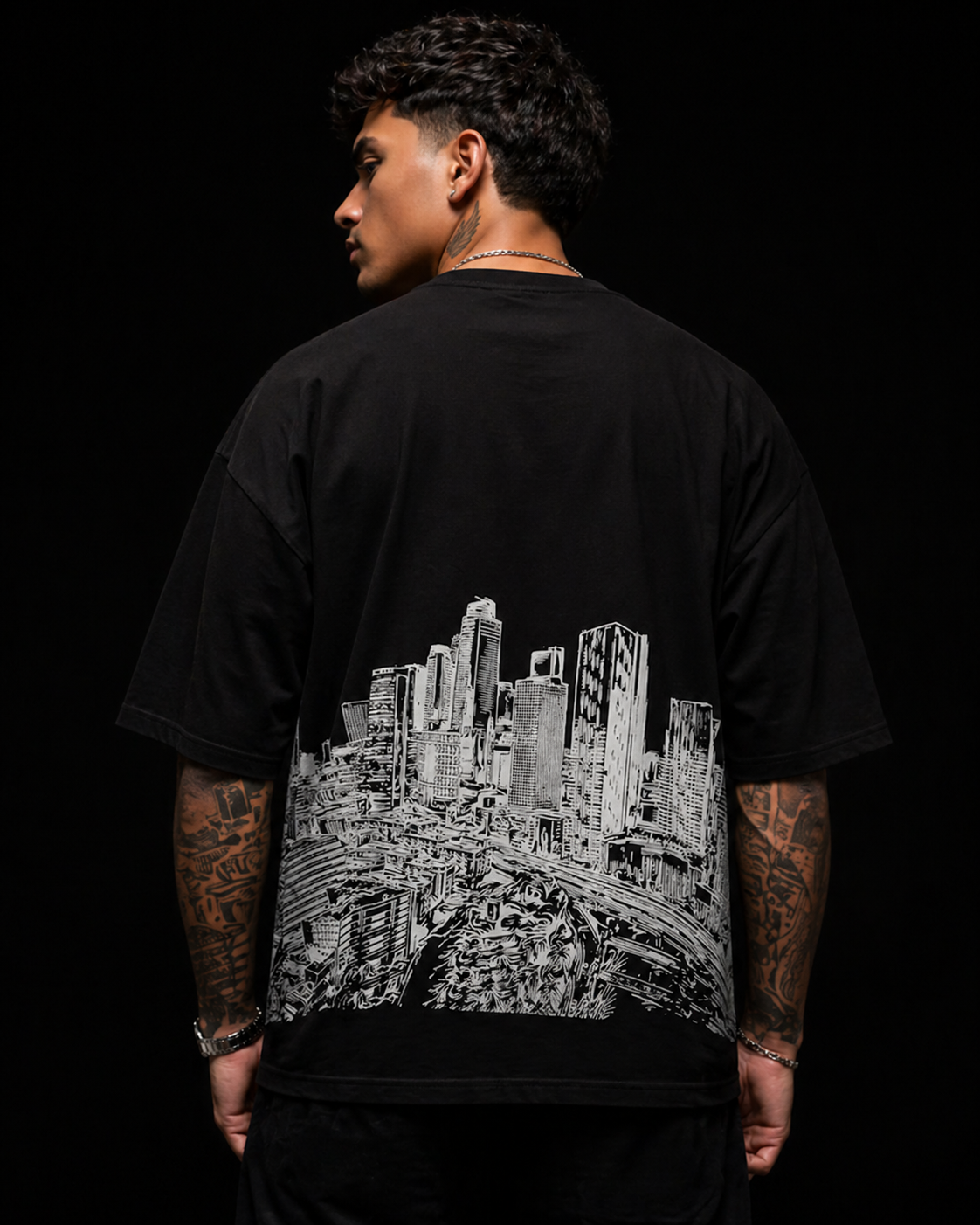 " DEATH SKULL BLACK " - LEFT POINT