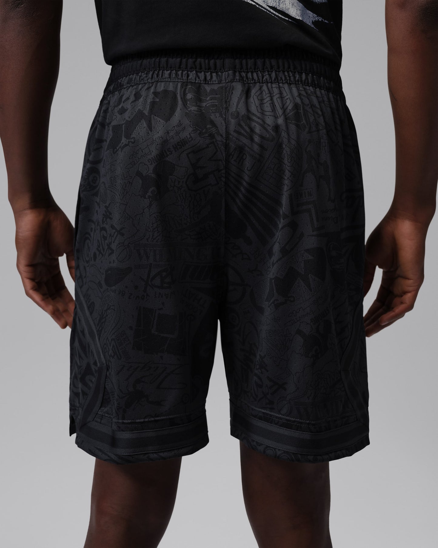 SHORT JORDAN DIAMOND LOGOS BLACK