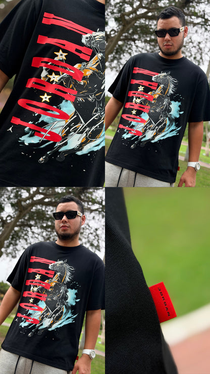POLO JORDAN MUSTANG BLACK