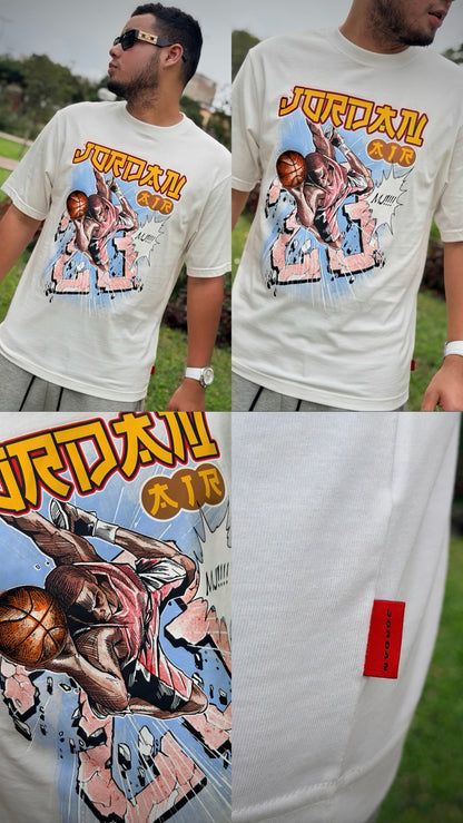 POLO JORDAN COMIC WHITE