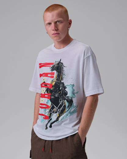 POLO JORDAN MUSTANG WHITE