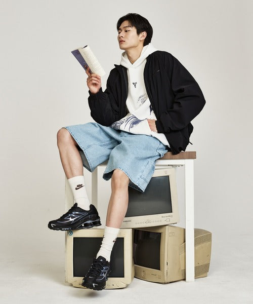 SHORT DENIM LIGHT BLUE NIKE x JD