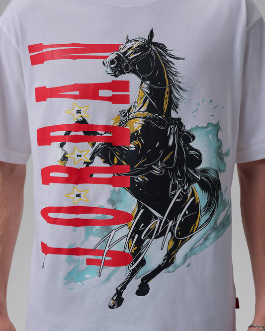 POLO JORDAN MUSTANG WHITE