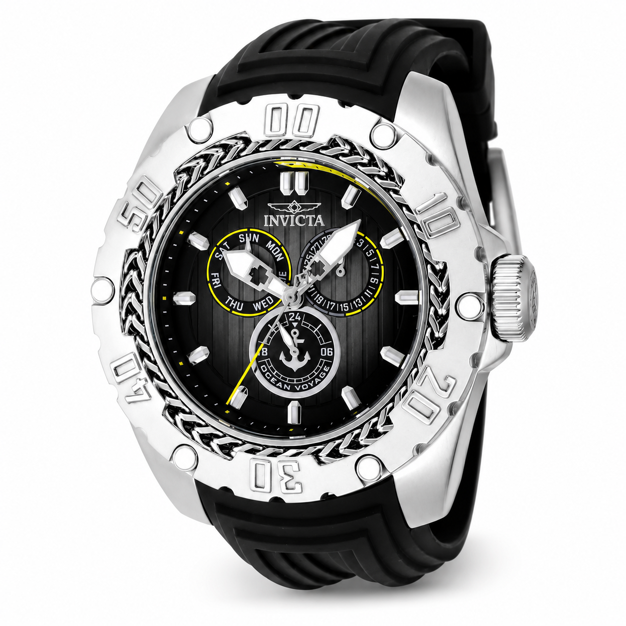 INVICTA OCEAN VOYAGE 3 DIAL BLACK
