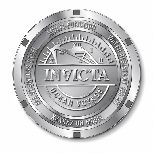 INVICTA OCEAN VOYAGE 3 DIAL BLACK