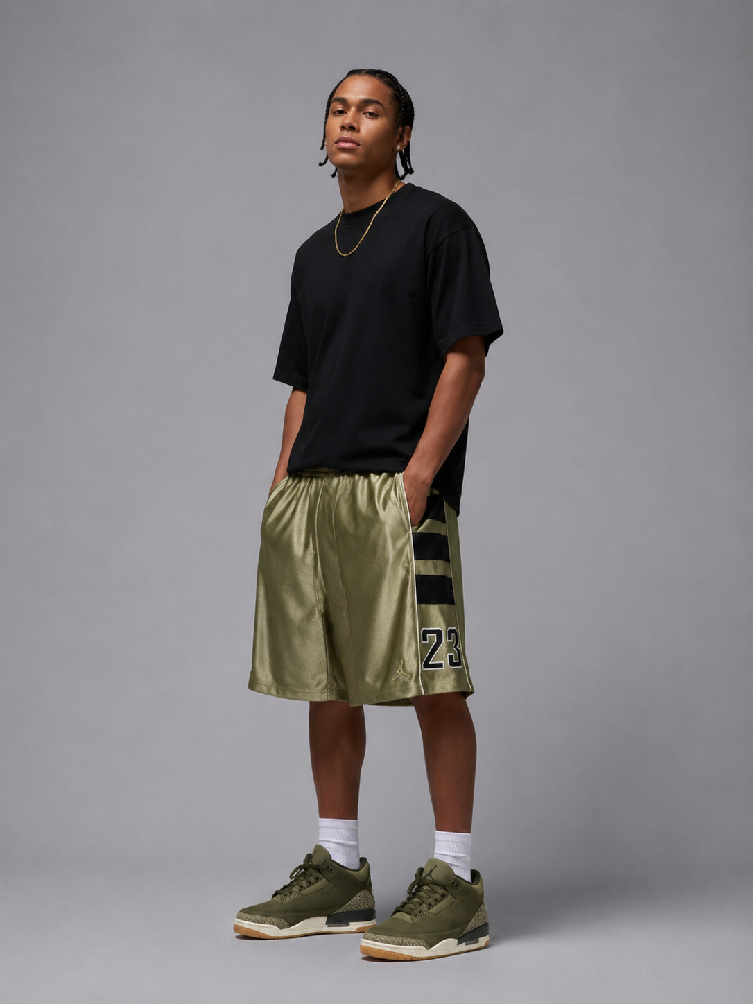 JORDAN SCRATCH OLIVE