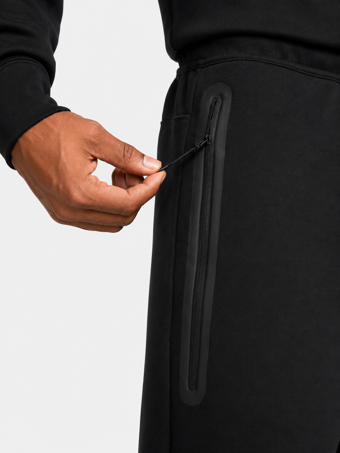 SHORT NIKE TECH BLACK CAT ALGODON