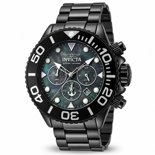 INVICTA OCEAN VOYAGE NEGRO TORNASOL