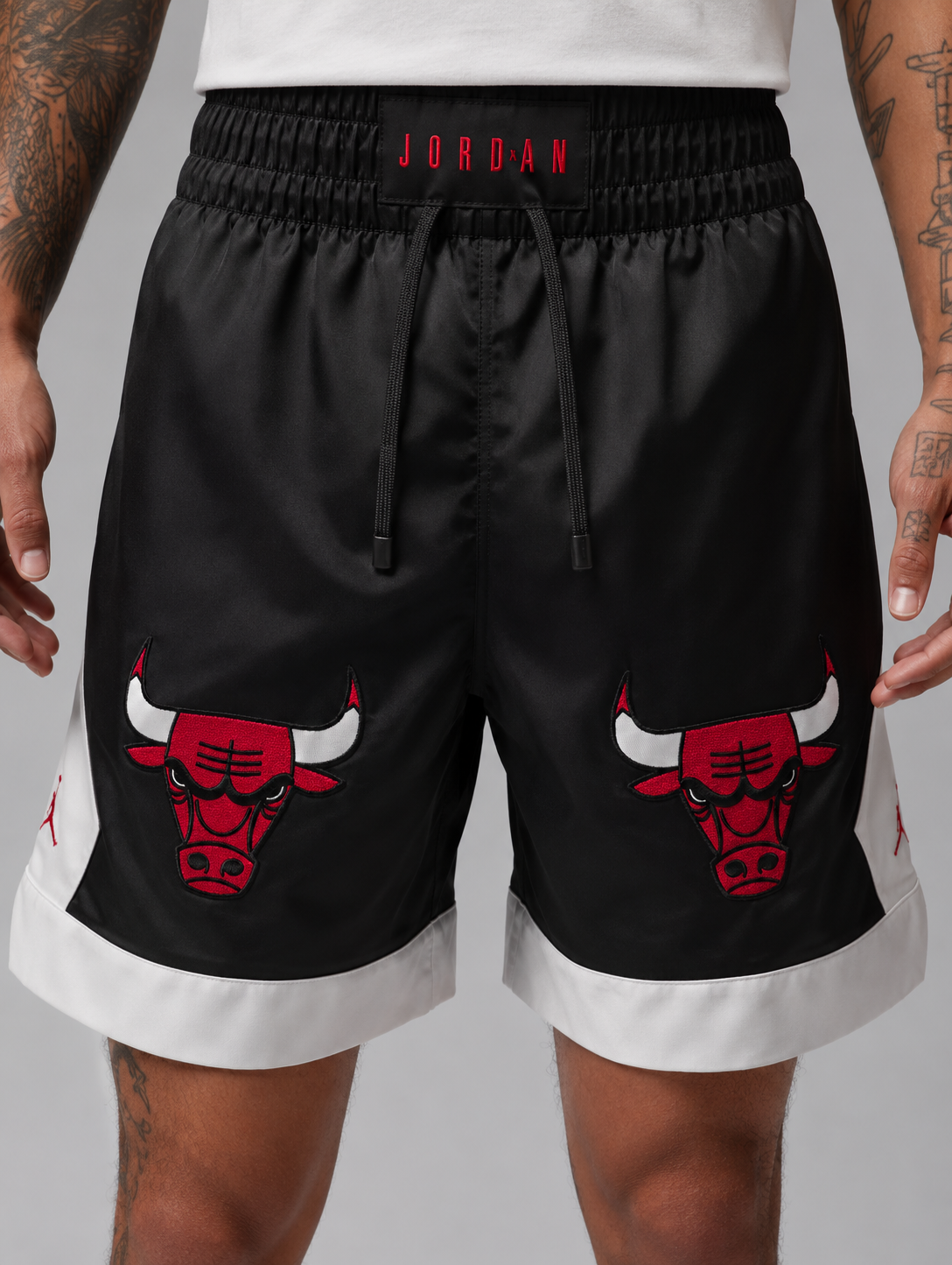 JORDAN DIAMOND SATIN CHICAGO BULLS BLACK