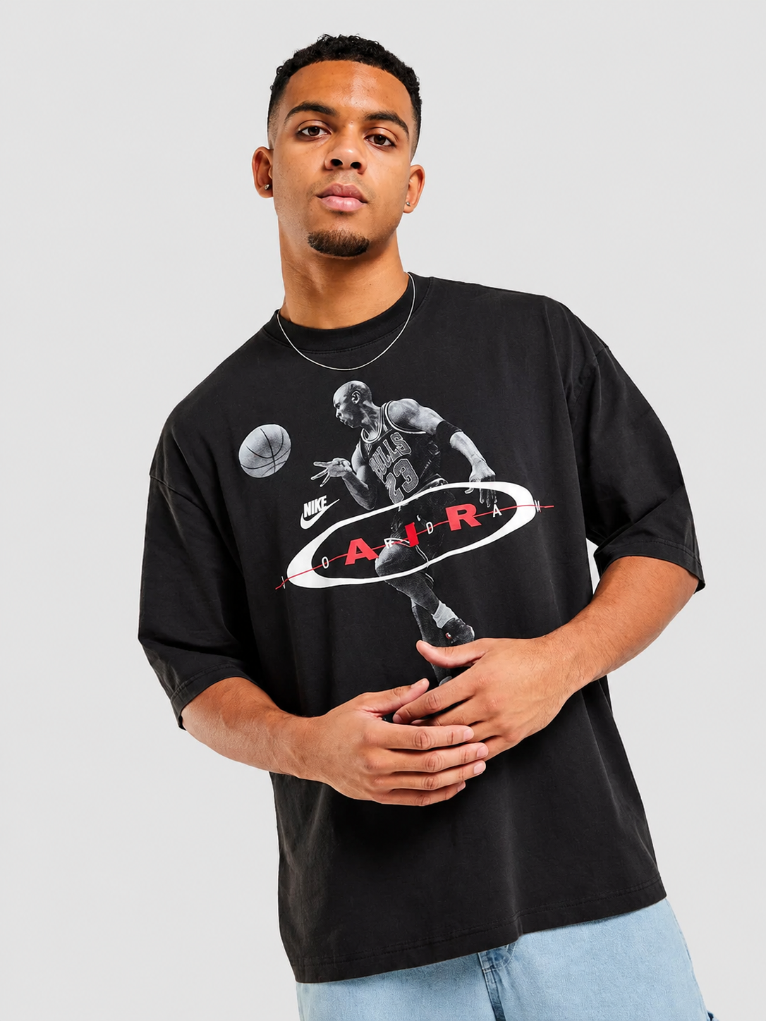 POLO JORDAN SURFACE BLACK ( OVERSIZE)