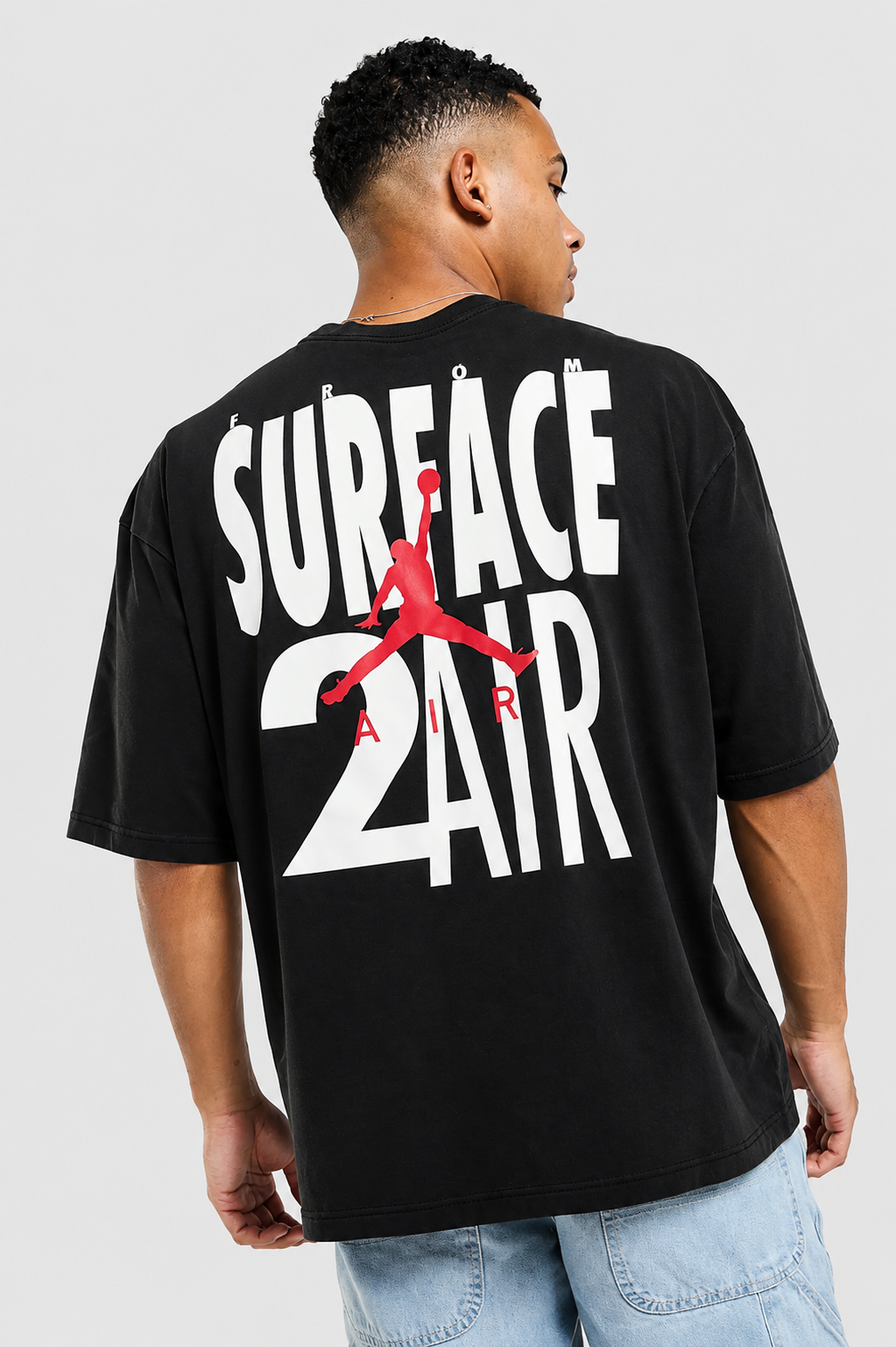 POLO JORDAN SURFACE BLACK ( OVERSIZE)