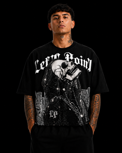 " DEATH SKULL BLACK " - LEFT POINT