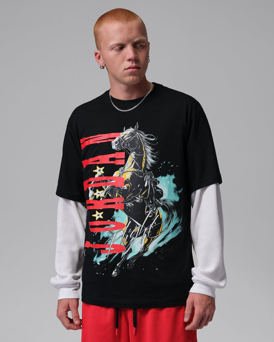 POLO JORDAN MUSTANG BLACK