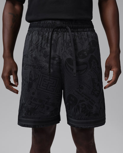 SHORT JORDAN DIAMOND LOGOS BLACK