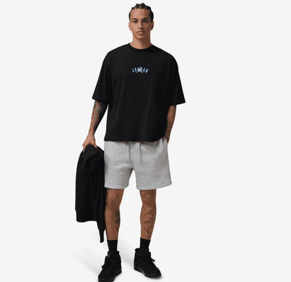 JORDAN BLACK SLEEVE CREW