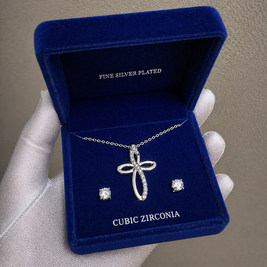 SET DE JOYAS -  “CRUZ INFINITA”