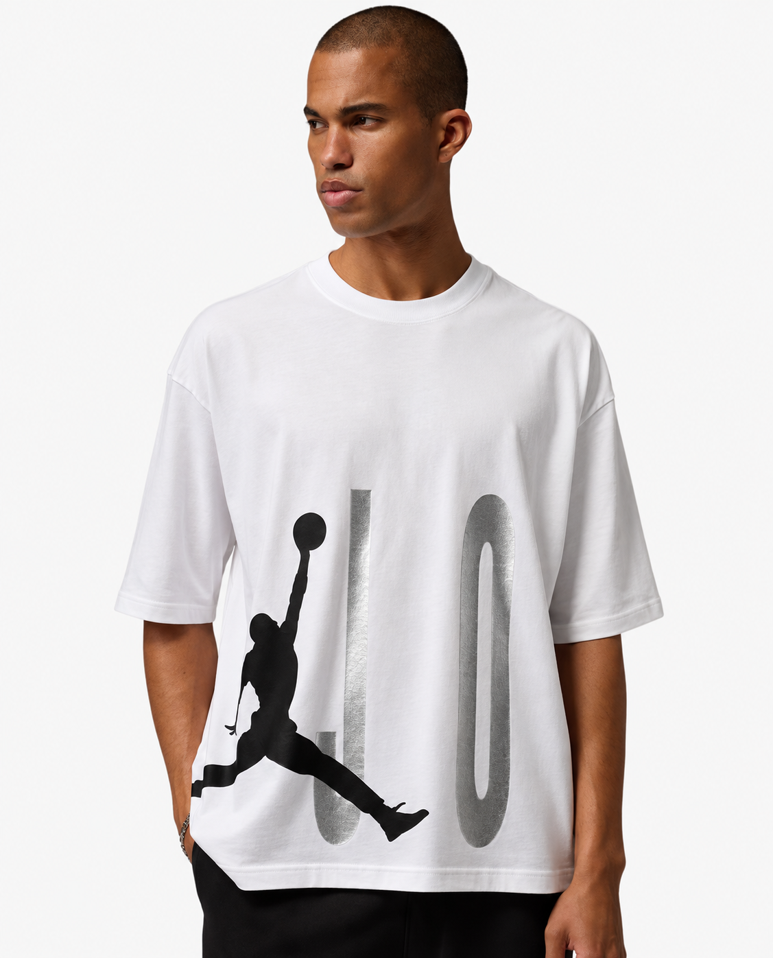 JORDAN BIG JUMPMAN WHITE METAL