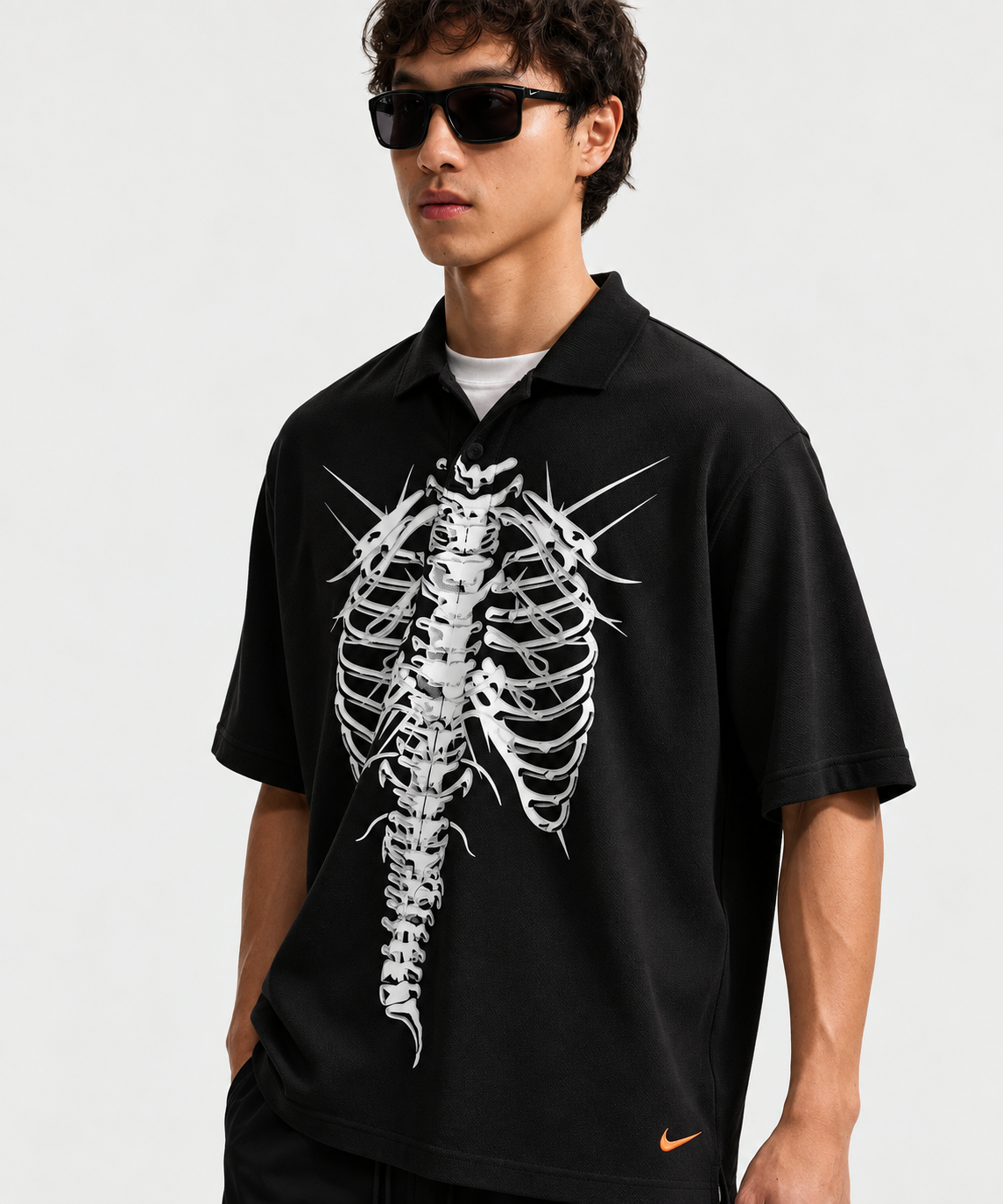 CAMISERO NIKE SKELETON PIQUÉ