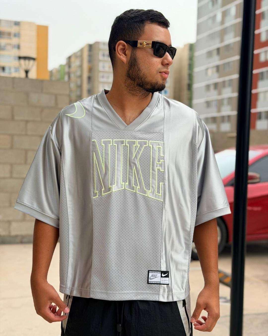 JERSEY NIKE SPORTWEAR GREY NEON