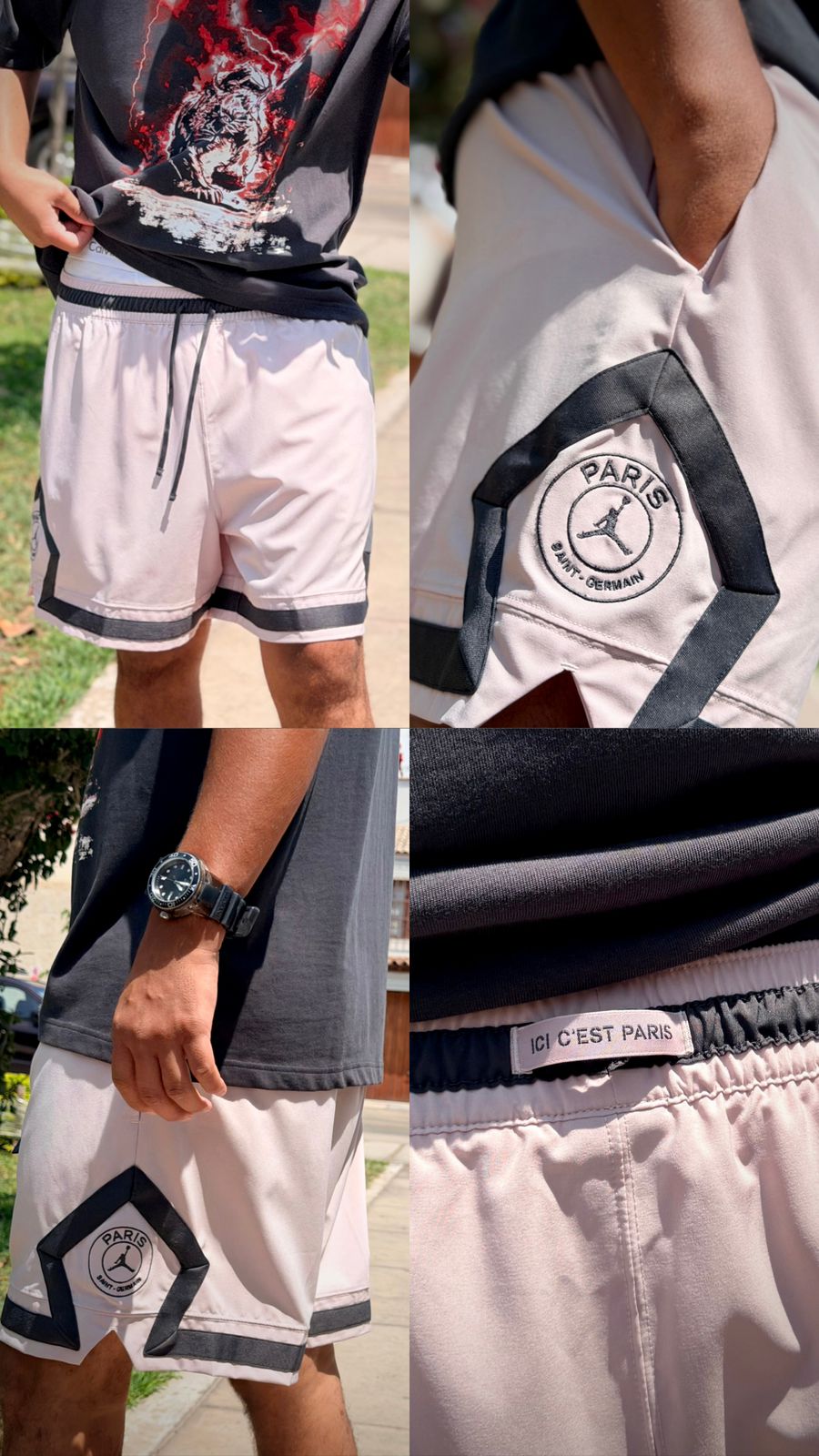 SHORT DIAMOND JORDAN x PSG