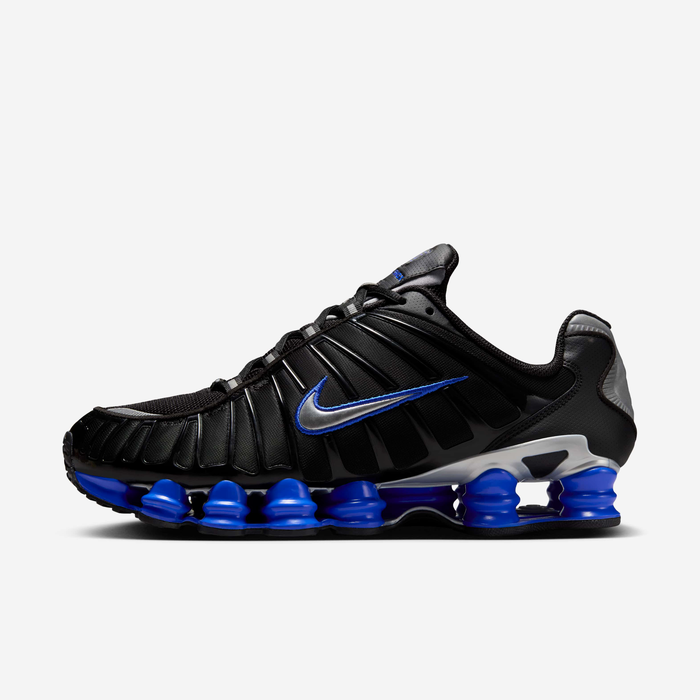 NIKE SHOX METALIC SILVER BLUE