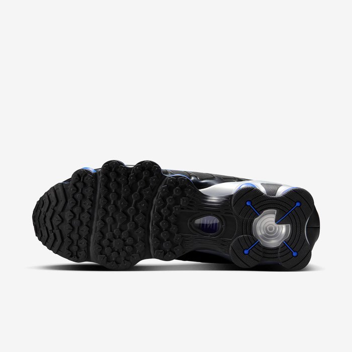 NIKE SHOX METALIC SILVER BLUE