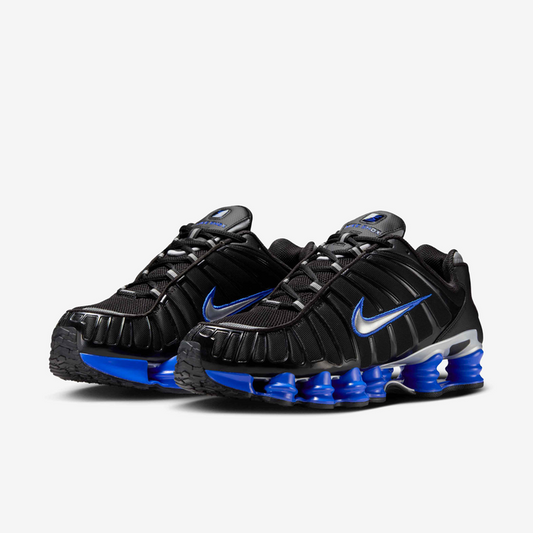 NIKE SHOX METALIC SILVER BLUE
