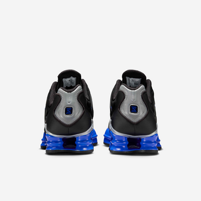 NIKE SHOX METALIC SILVER BLUE