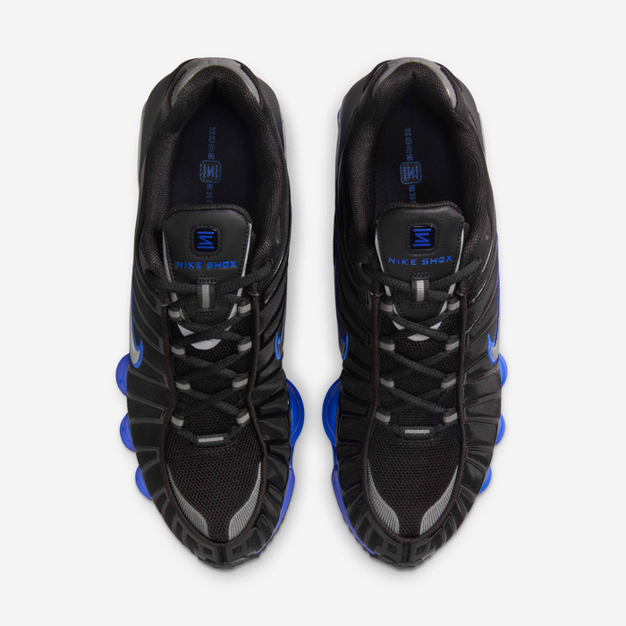 NIKE SHOX METALIC SILVER BLUE