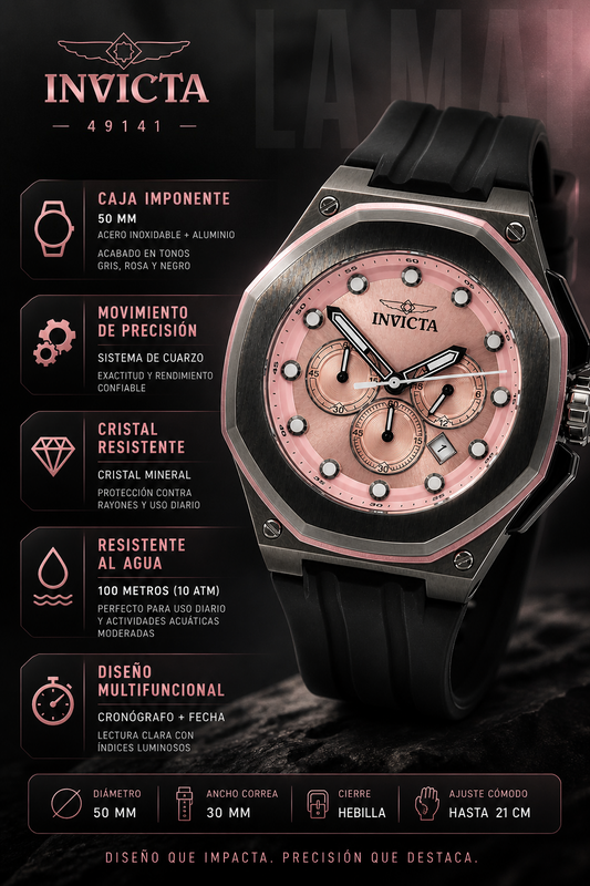 INVICTA AKULA KASMAT PINK 49141